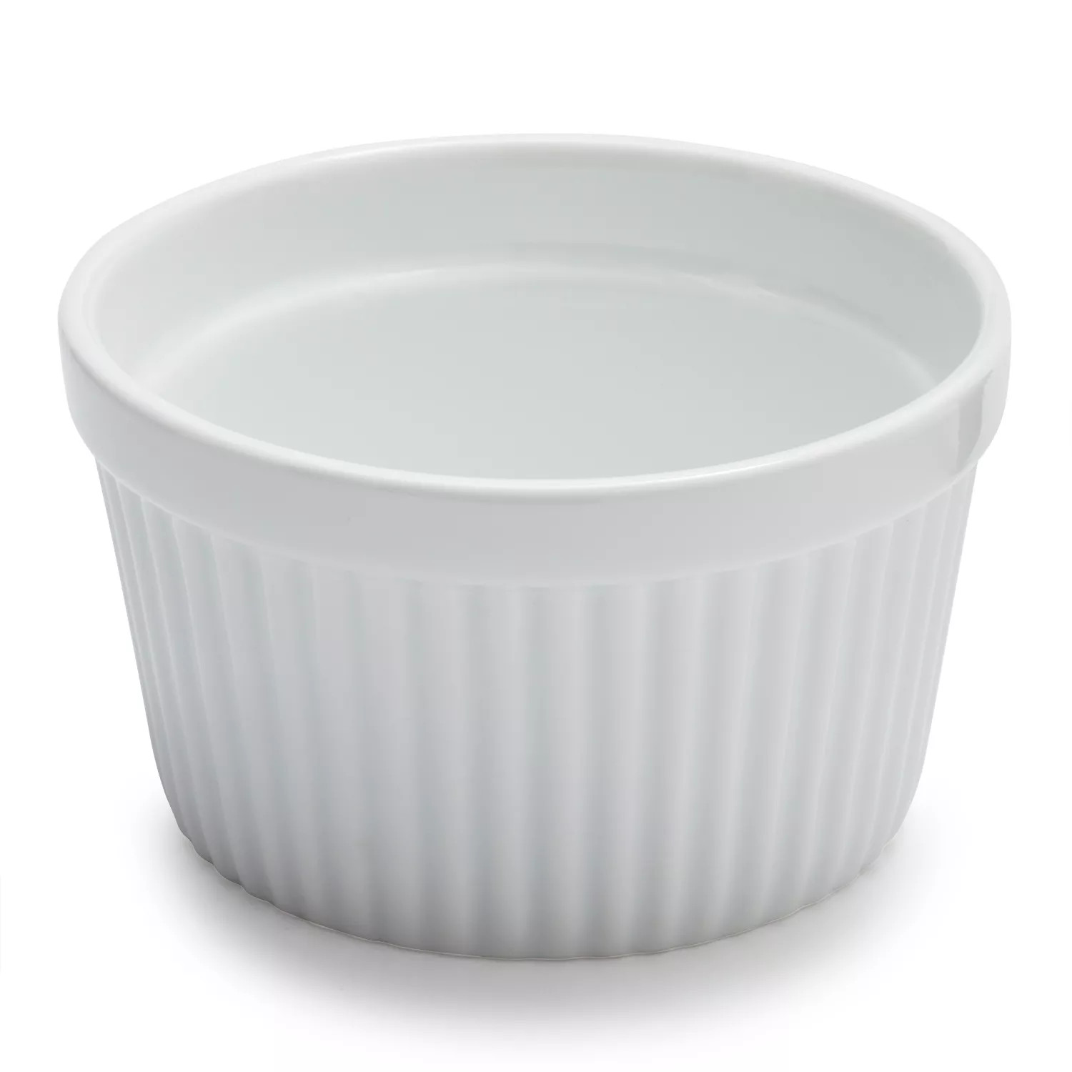 Sur La Table Porcelain Round Ramekin with Ribbed Side | Sur La Table