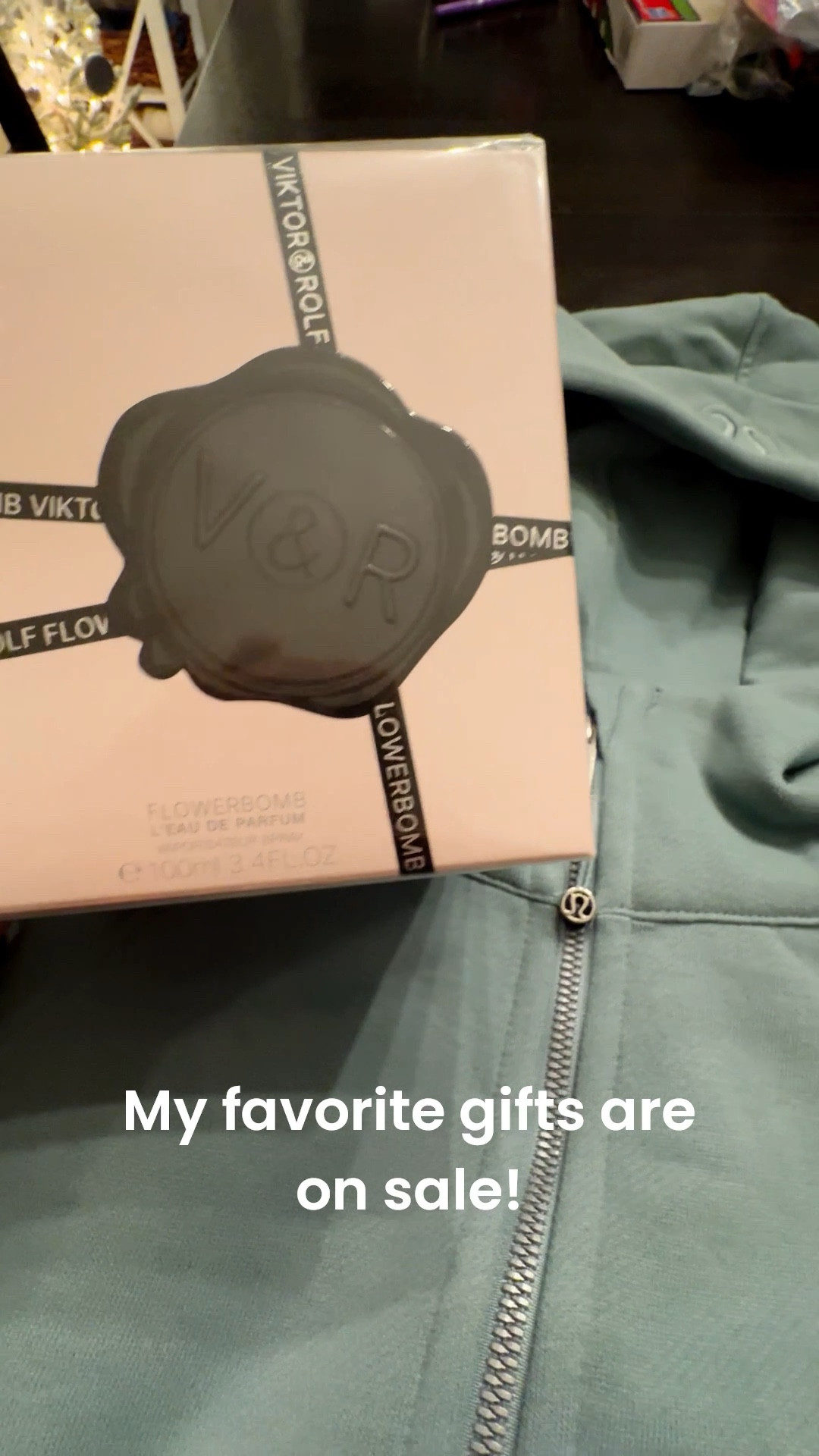 My husband spoiled me with my favorite scent (Flowerbomb) and this fan-favorite scuba hoodie - both on big sale NOW and under $100!