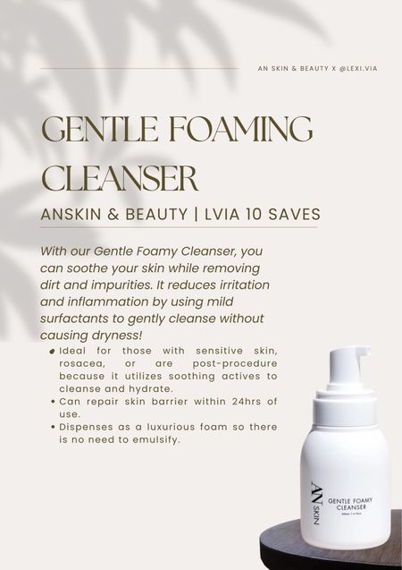 Whether you have sensitive skin or want to double cleanse, the gentle foaming cleanser could be exactly what you need to add to your skin care routine. 

#LTKsalealert