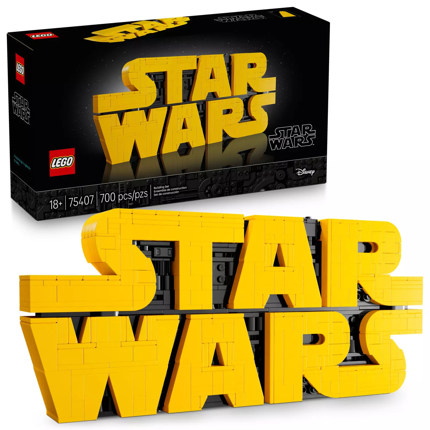 LEGO Star Wars Brick-Built Star Wars Logo Building Set, 700 pc. | Sam's Club
