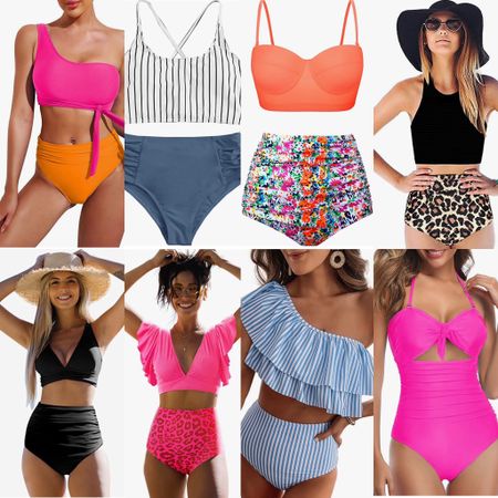 Amazon High waisted swimsuit 
Pink
Orange
Blue
White
Striped
Affordable 
Amazon finds
Floral
Leopard 
Black
Ruffle
Cute
Mom bathing suits 
Modest
Spring break
Travel
Warm weather vacation 
What to pack


#LTKSeasonal #LTKswim #LTKunder50