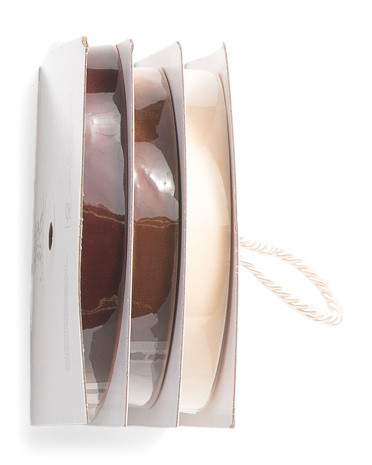 Set Of 3 Velvet Ribbons | TJ Maxx