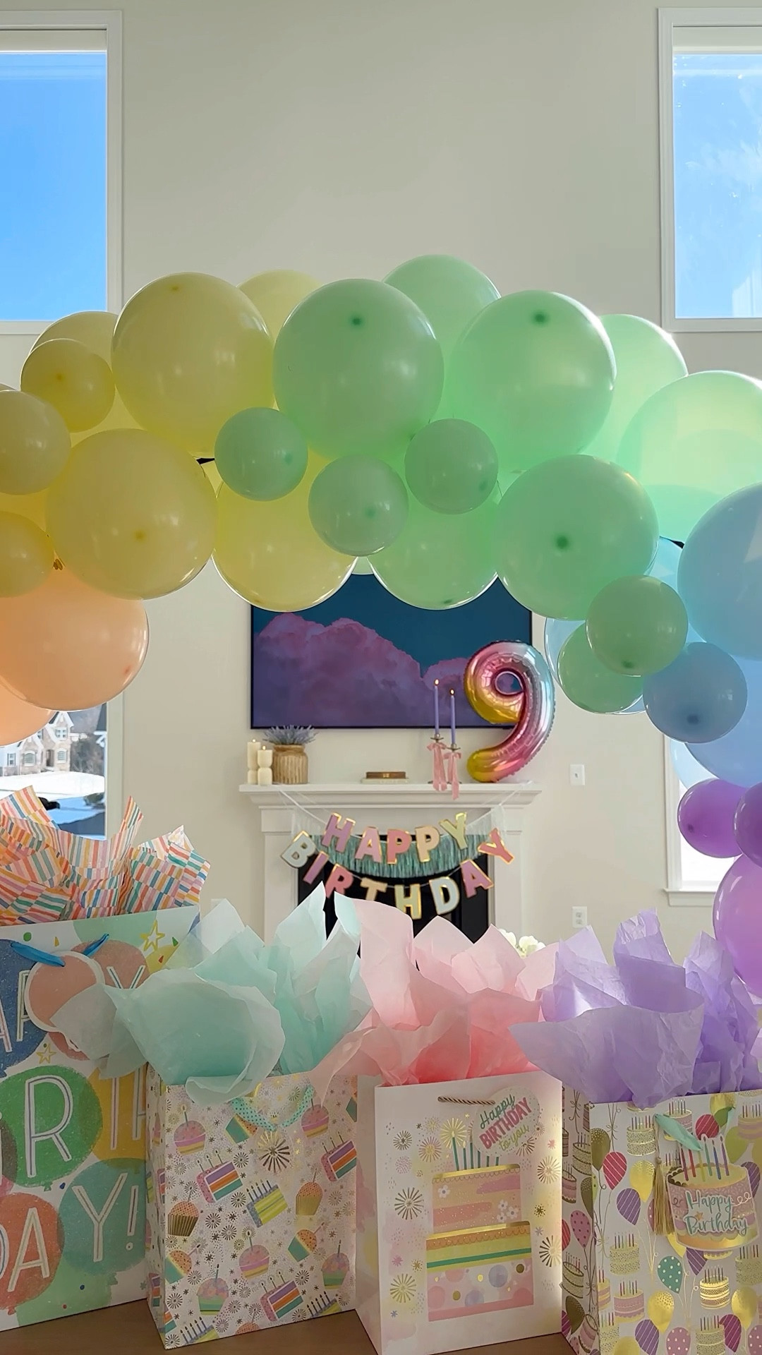 Cloud 9 birthday theme, and my new fave find for DIY balloon garlands! #birthdaysupplies #girlbirthday #balloongarland

#LTKparties #LTKkids #LTKVideo