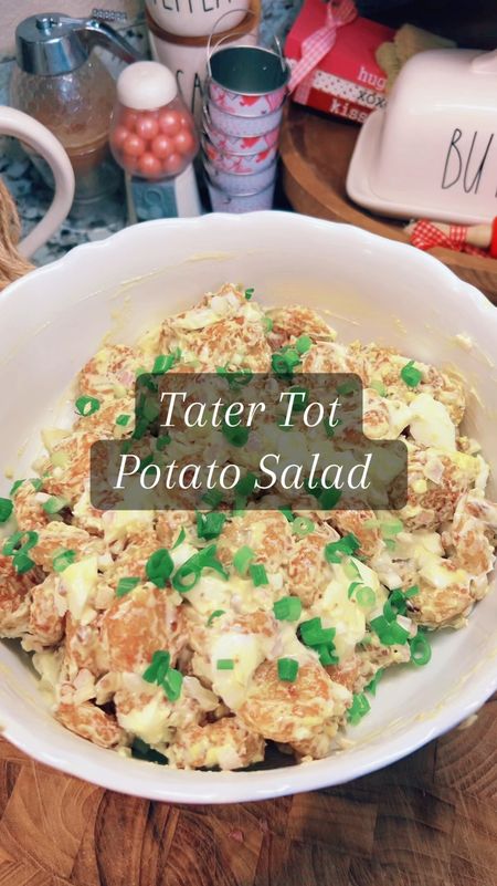 Looking for a Great Potato Salad that will make everyone ask you for the recipe? Well, I have you covered! This amazing Tater Tot Potato Salad is not only easy to make, but it is so delicious that you will want to make it for a side dish and cookout every time you can.
Grab Yours Here: https://amzn.to/3yJLaYA

#tatertots #potatosalad #sidedish #sidedishes #sidedishrecipes #cookout #bbqtime #bbqseason #bbqfood #amazonkitchenfinds #amazonfind #founditonamazon #amazonfinds 

#LTKHome #LTKVideo #LTKParties