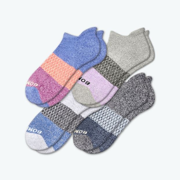 Women's Tri-Block Ankle Sock 4-Pack | Bombas Socks