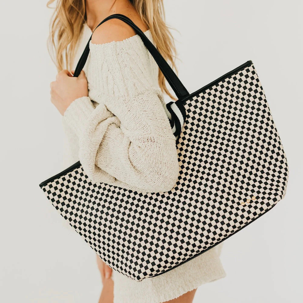Woven Tiffany Organizer Tote Bag | Pretty Simple