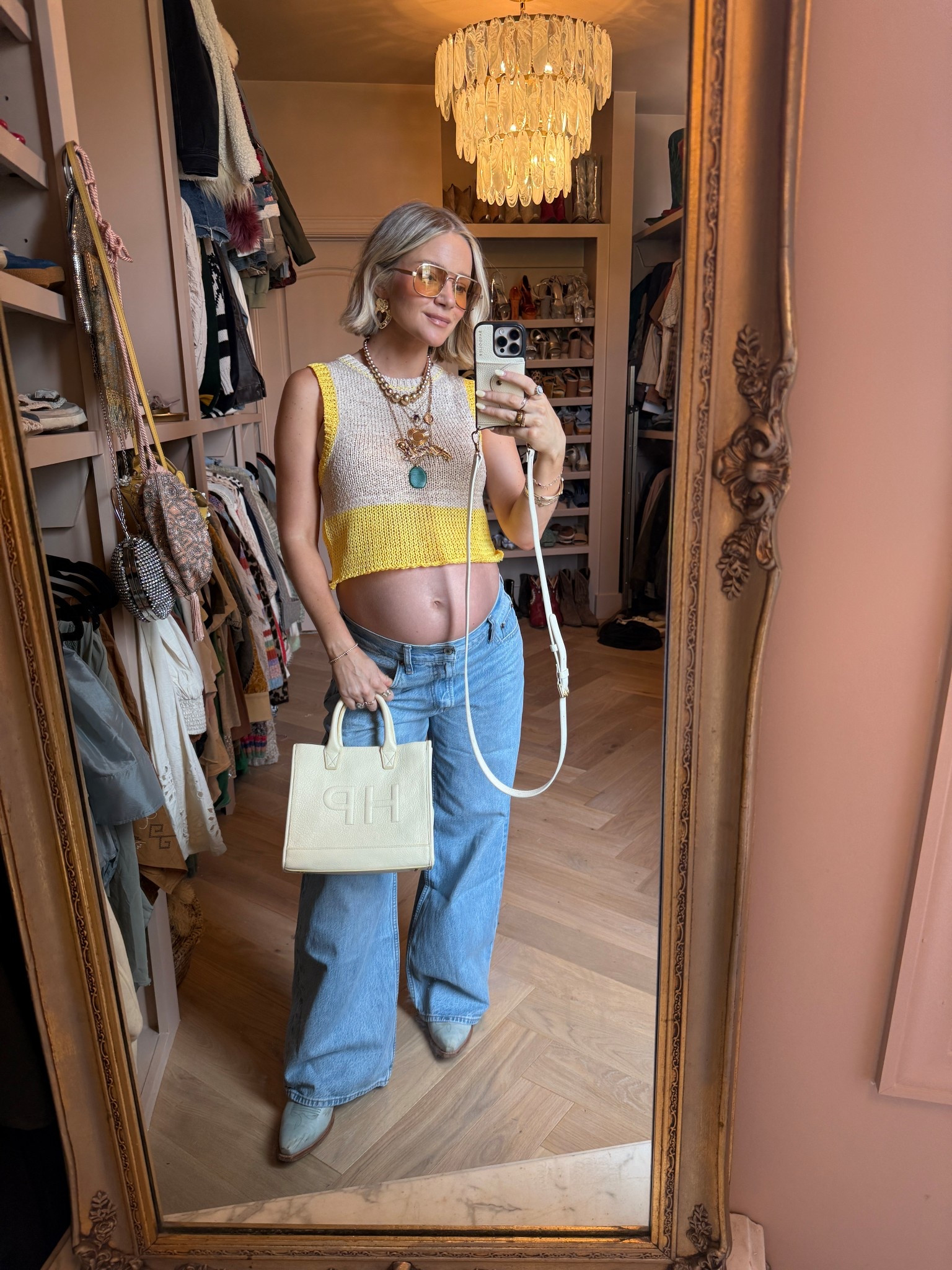 Bump outfit, spring maternity outfit 

#LTKBump #LTKSeasonal #LTKFindsUnder100