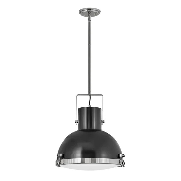 Nautique Single Light Coastal Pendant w/ Etched Opal Glass | Wayfair North America