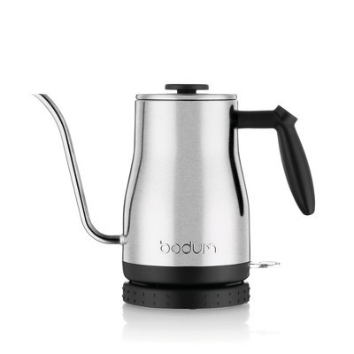 Bodum Bistro Goose Neck 34oz Electric Water Kettle Stainless Steel | Target