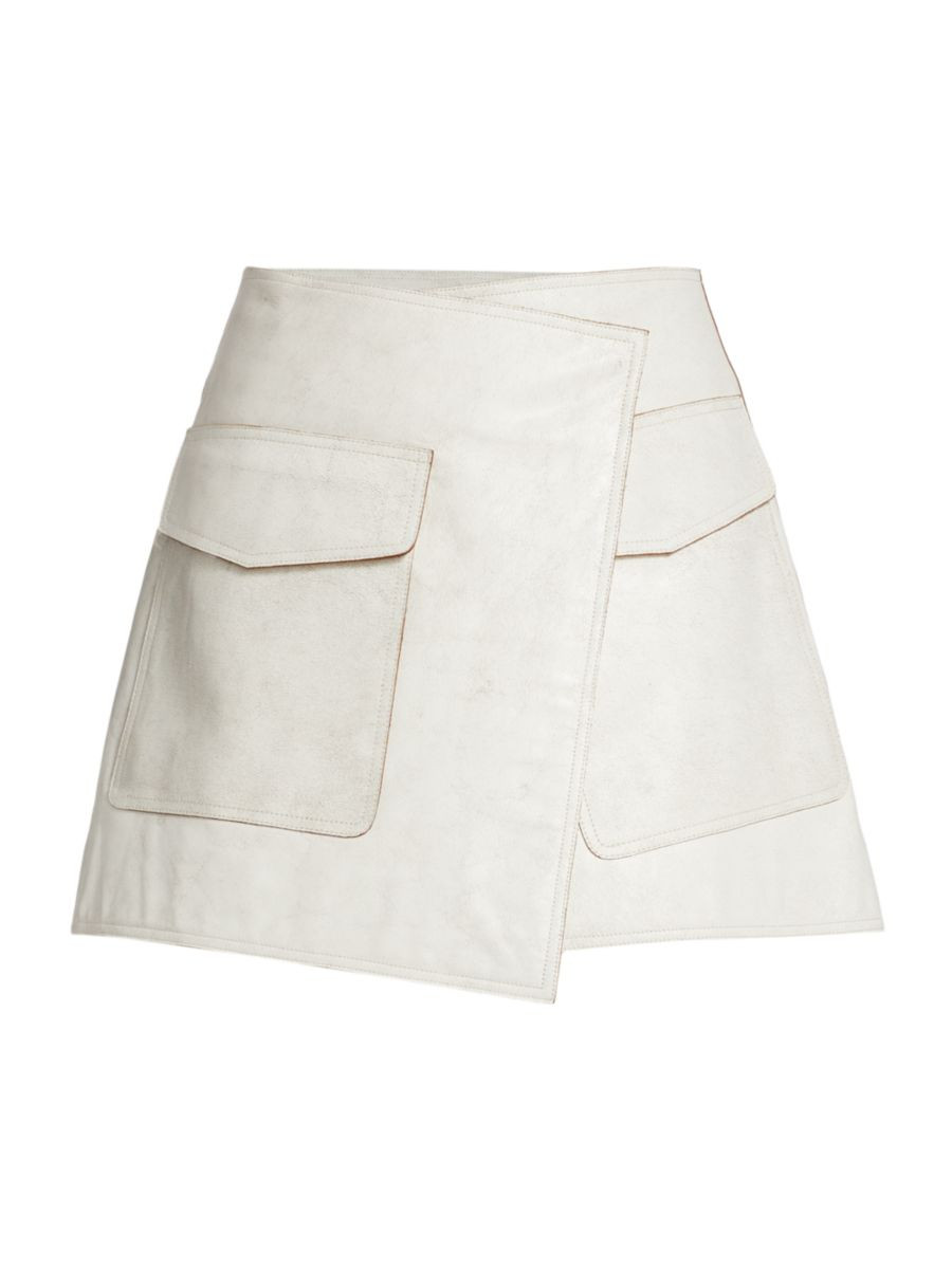 Trench Wrap Miniskirt | Saks Fifth Avenue