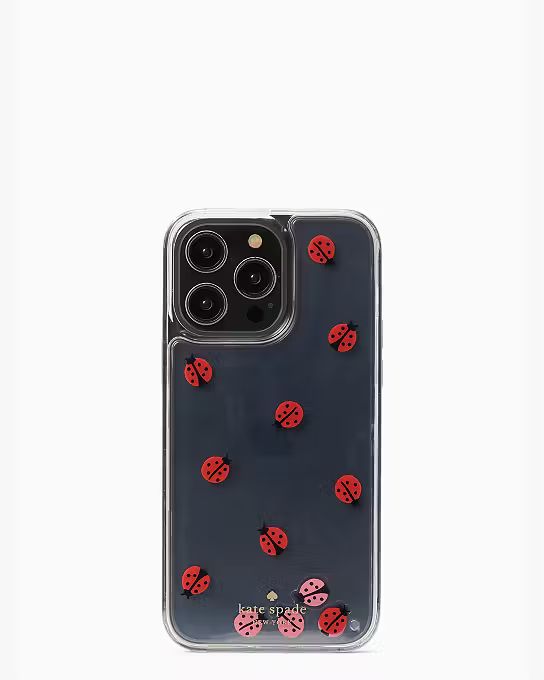 Ladybug Resin iPhone 14 Pro Case | Kate Spade Outlet