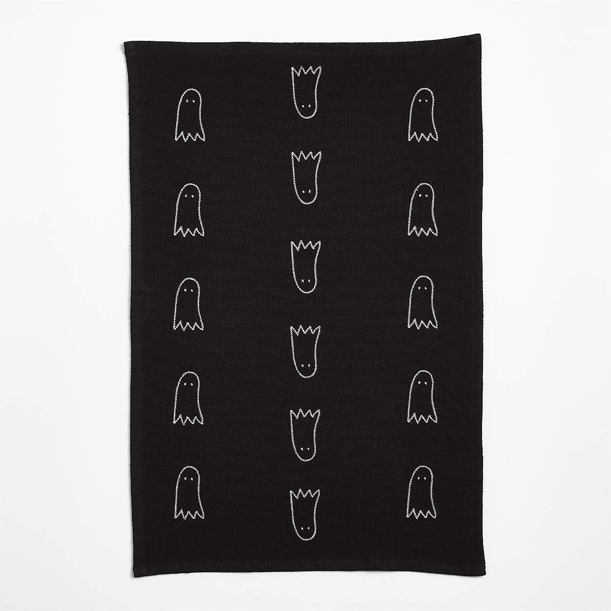 Ghost Organic Cotton Dish Towel | Crate & Barrel | Crate & Barrel
