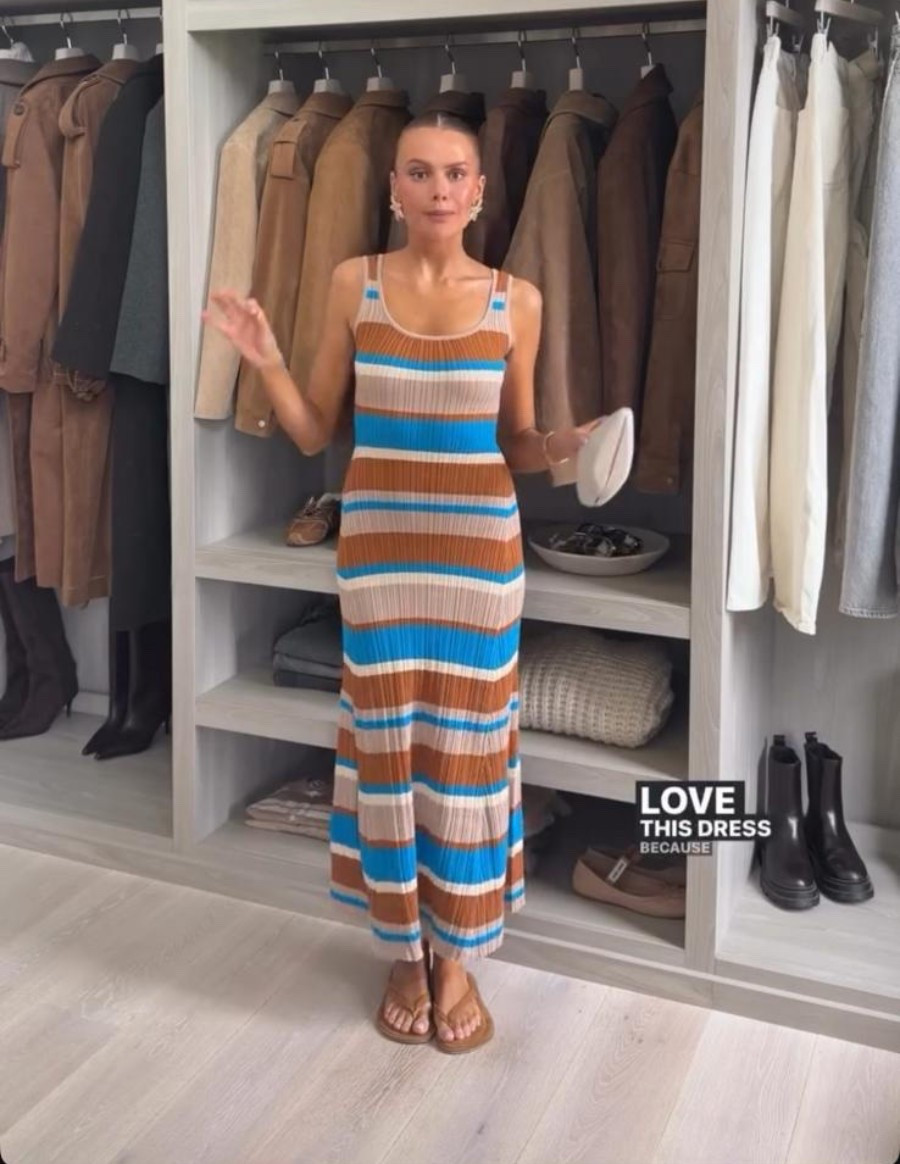 The most perfect holiday dress! Super stretchy, easy to throw on & we love the stripes! I’m wearing a small 🤎


#LTKuk #LTKspring #LTKdresses