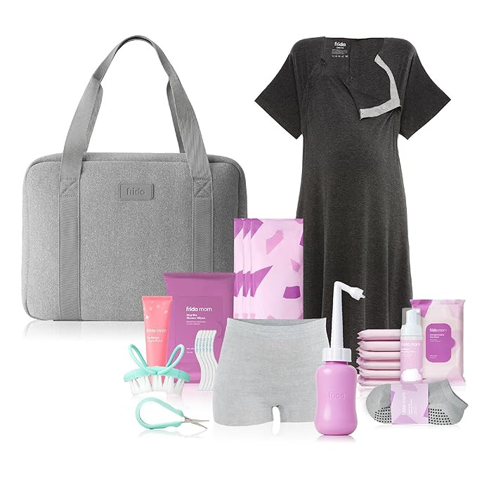 Frida Mom 30pc Pre-Packed Hospital & Diaper Bag Essentials Gift Set, Includes Labor, Postpartum, ... | Amazon (US)