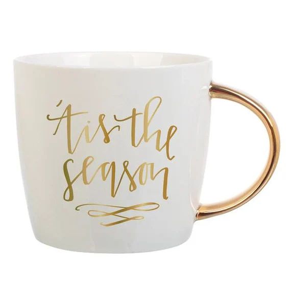 Tis the Season Mug, Fancy Christmas Mug, Christmas Phrase, Gift for Her | Etsy (US)