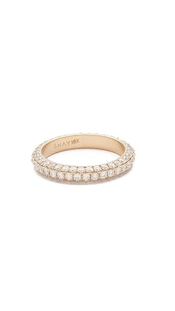 18k 3 Sided Diamond Eternity Ring | Shopbop