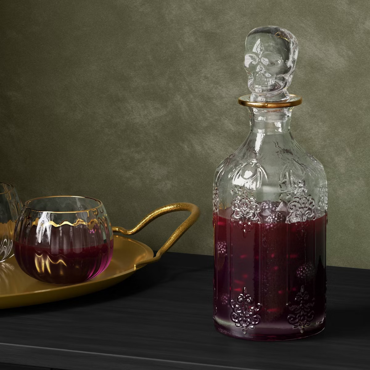 33.82oz Glass Skull Beverage Carafe - Threshold™ | Target