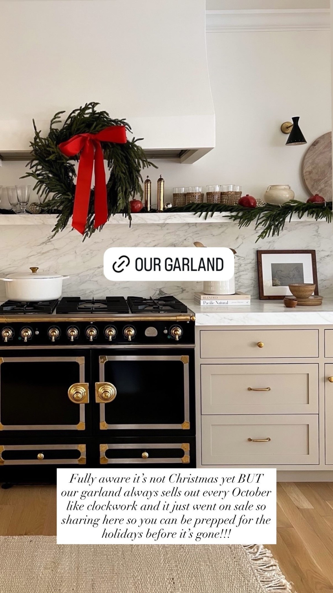 Christmas wreath, garland, home decor, kitchen. 

#LTKSeasonal #LTKSaleAlert #LTKHome