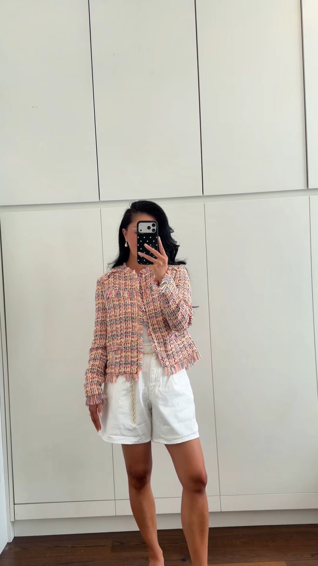 pairing a tweed jacket with shorts is a great way to make things feel more casual!

#LTKootd #LTKgrwm #LTKPetite