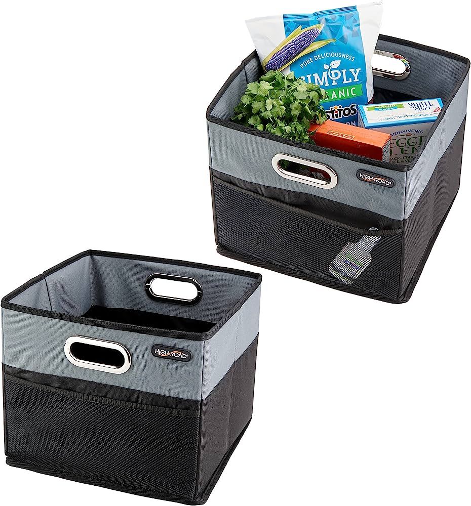 High Road CargoCube Car Trunk Organizers and Multipurpose Storage Bins with Leakproof Liner - set... | Amazon (US)