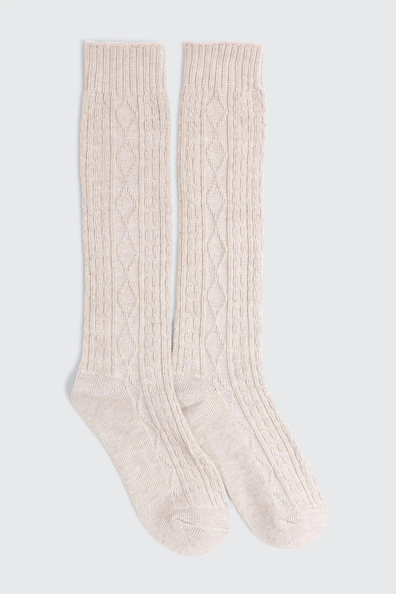 Knee High Cable Knit Socks | Ardene