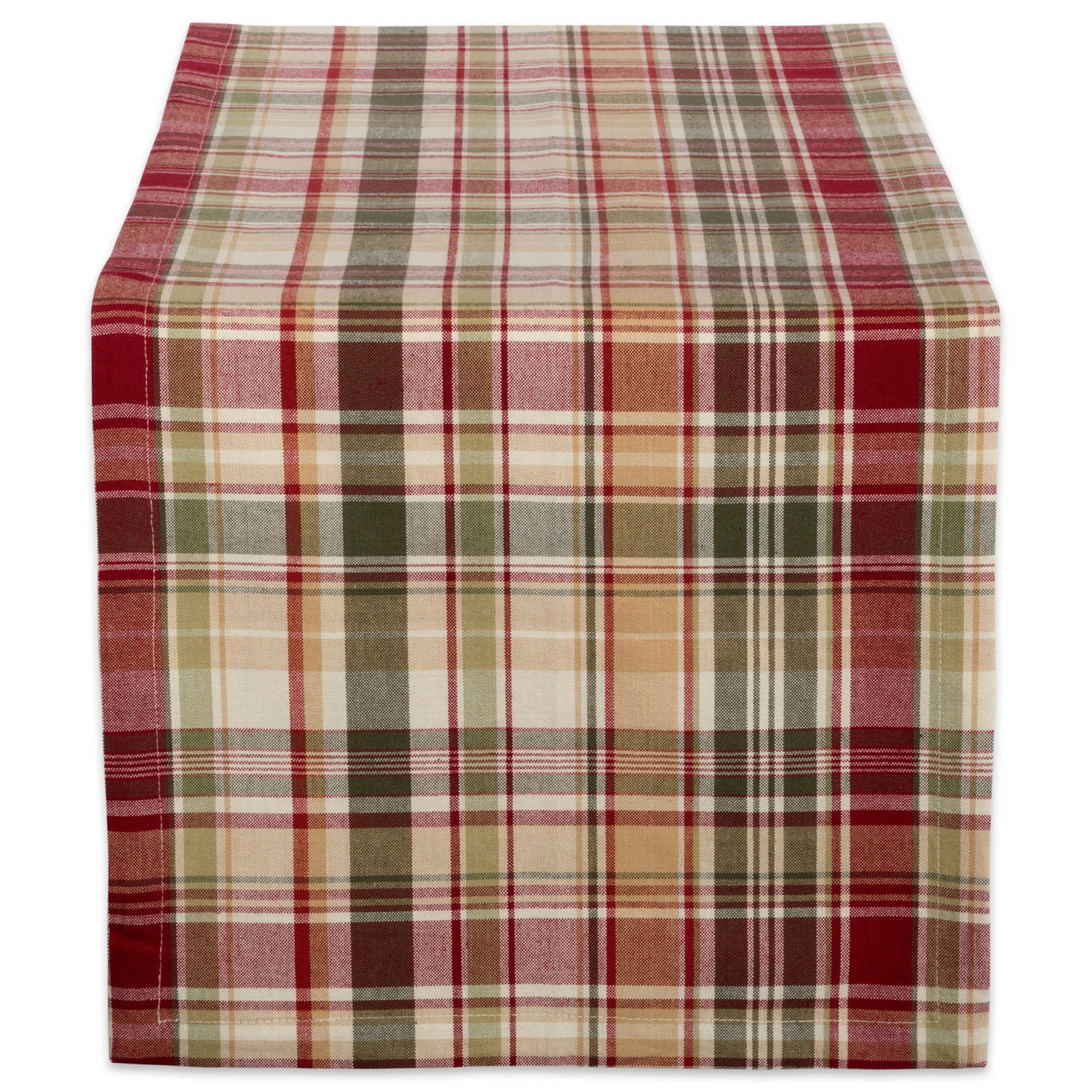 Bridgecliff Autumn Spice Plaid Table Runner | Wayfair North America
