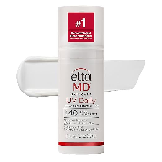EltaMD UV Daily SPF 40 Face Sunscreen Moisturizer with Zinc Oxide, Daily Face Moisturizer with SP... | Amazon (US)
