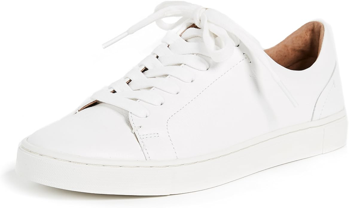 Frye Ivy Low Lace Sneakers for Women Crafted from Soft, Vintage Italian Leather with Removable Mo... | Amazon (US)
