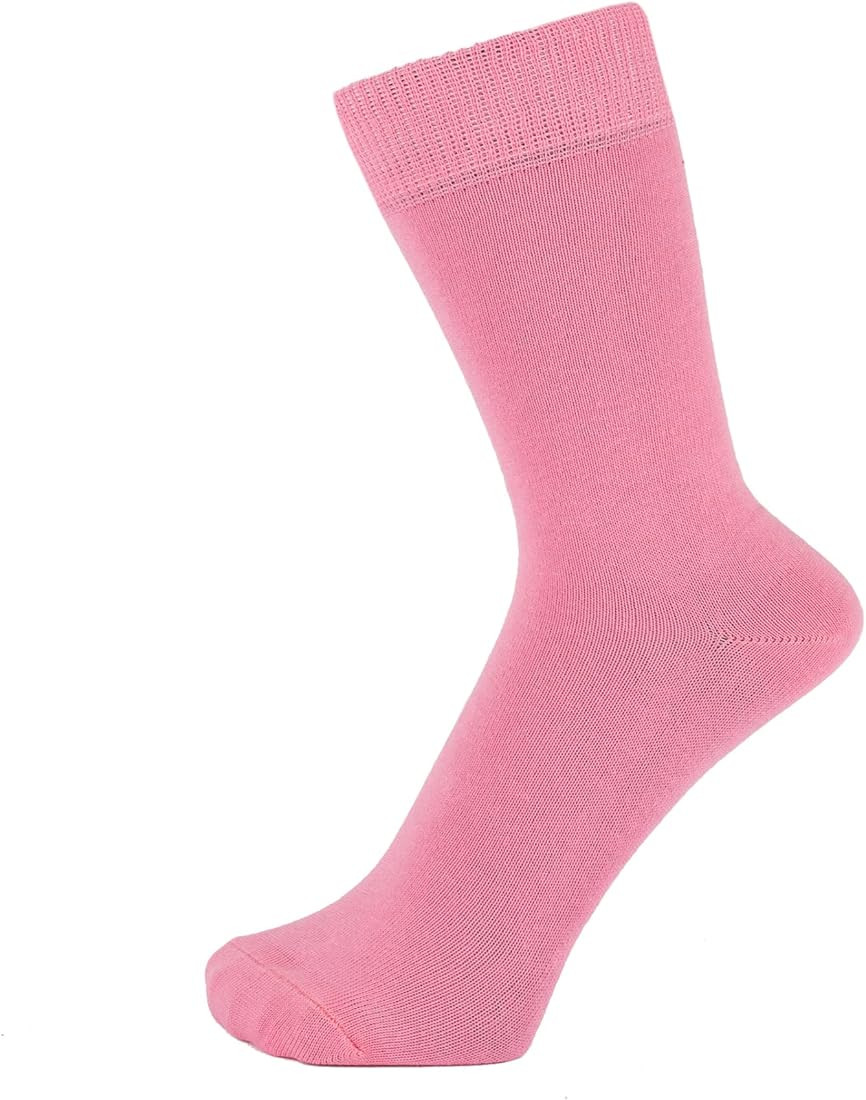 ZAKIRA Finest Combed Cotton Dress Socks in Plain Colours for Men, Women | Amazon (UK)