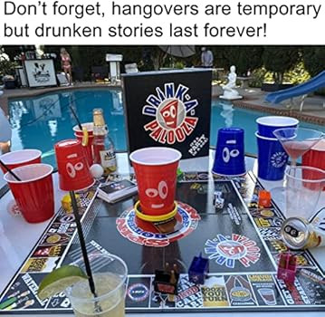 DRINK-A-PALOOZA Shot Roulette Gambling Drinking Game | Amazon (US)