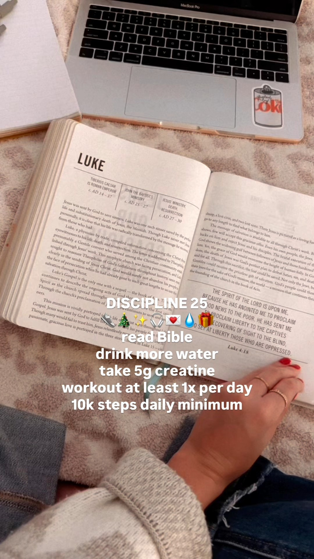 // DISCIPLINE 25 STARTS MONDAY!! Comment on my TikTok or Instagram if you’re in!! ✨🎄 // 

#LTKfitnessgoals #LTKActive #LTKdayinmylife