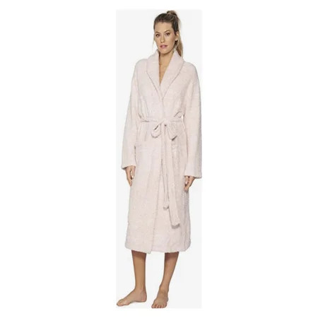 $135 Barefoot Dreams Cozy Chic Heathered Adult Robe Polyester Rose size 3 | Walmart (US)