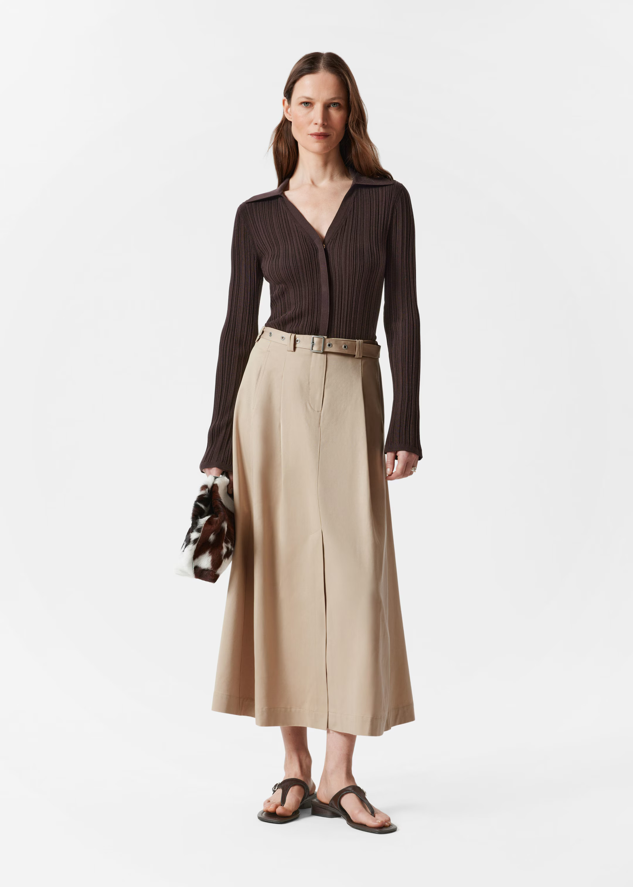 Midi-Cargorock - Beige - Midi skirts - & Other Stories DE | & Other Stories EU