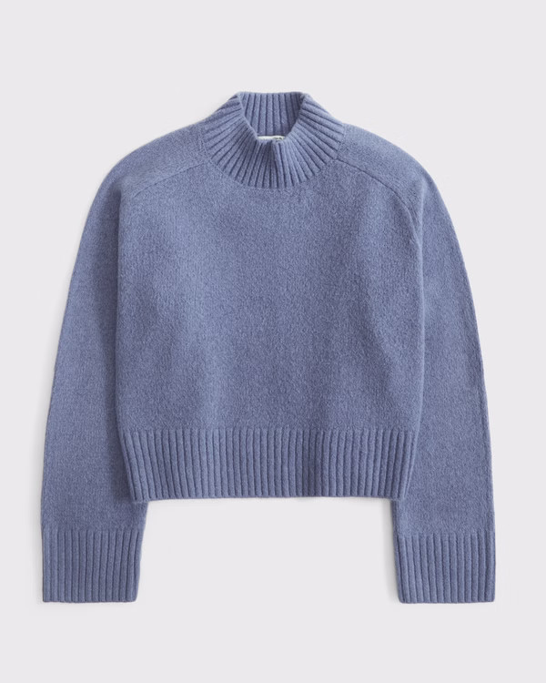 Easy Mockneck Sweater | Abercrombie & Fitch (US)