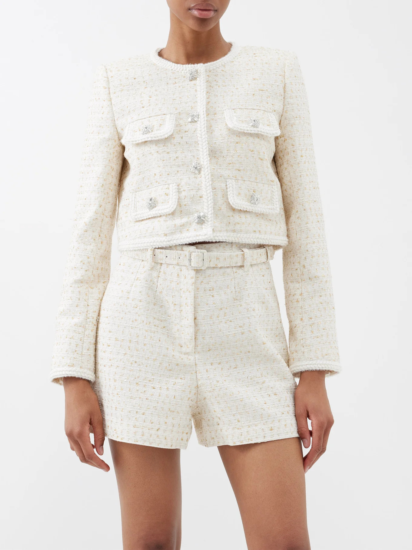 Cropped bouclé jacket | Matches (EU)