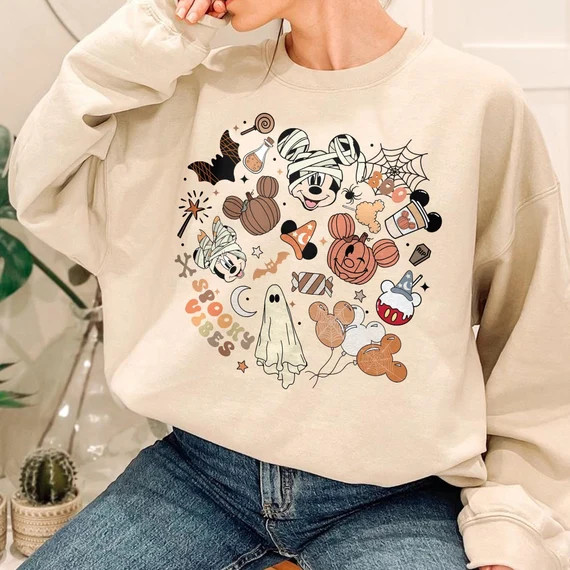 Mickey Mouse Halloween Sweatshirt Its the Little Things - Etsy | Etsy (US)