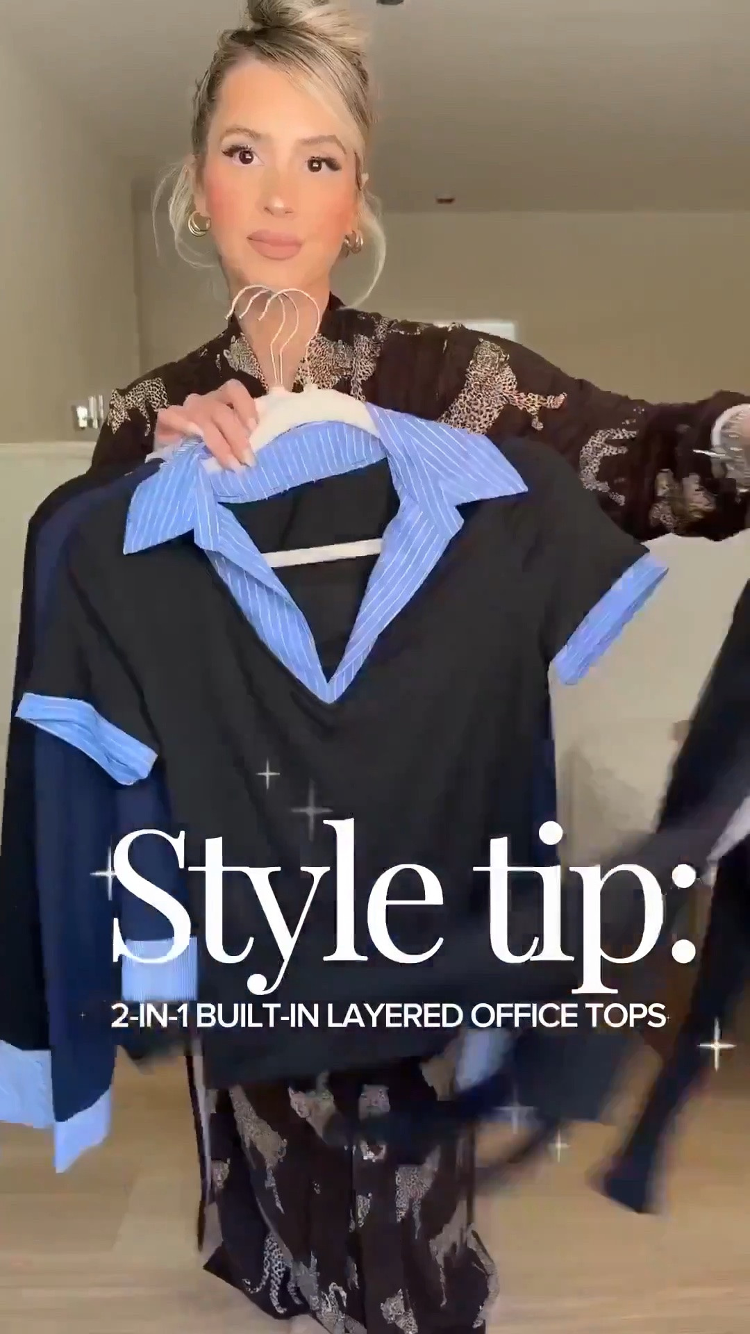 Style tip: 2 in 1 built-in layered OFFICE TOPS!! No bulk + no effort + matches literally any trouser in your closet!! 

Wearing small in tops 
Size small or size 4 in trousers
Tan trousers = small long thin (they run short)
Dark blue trousers: that color is out of stock now 😭 but the light blue are equally as good I promise!

#LTKgrwm #LTKootd #LTKU