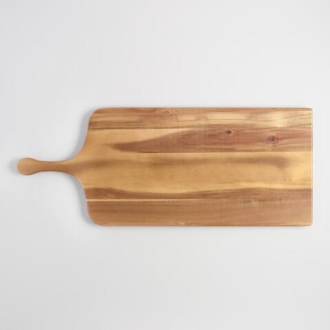 Extra Large Acacia Wood Paddle Cutting Board | World Market