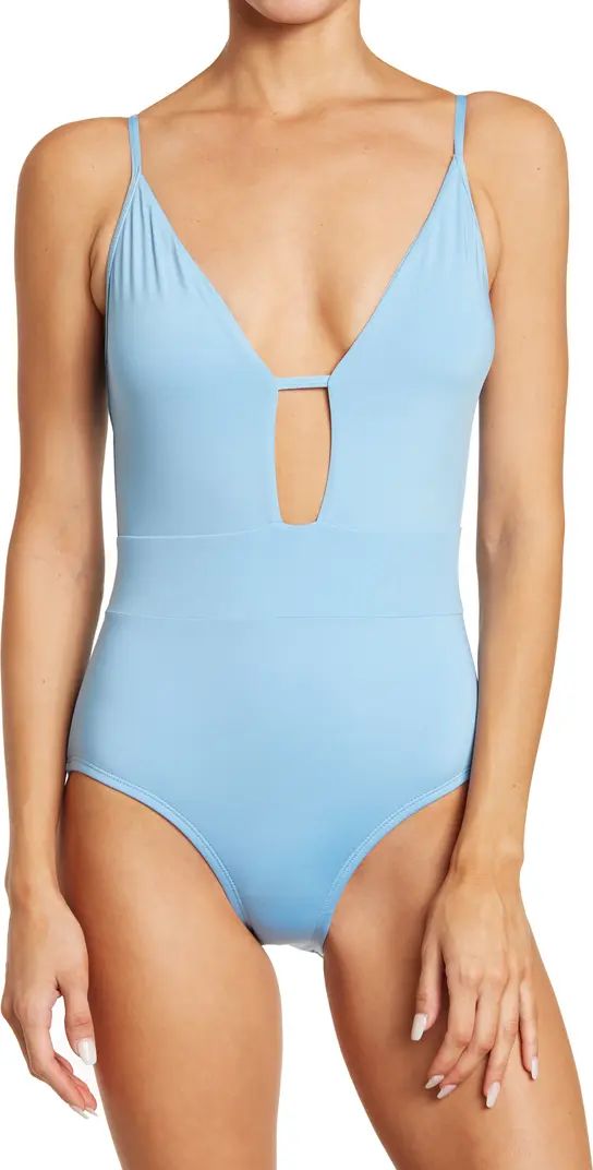 BECCA Color Code Plunge One-Piece Swimsuit | Nordstromrack | Nordstrom Rack