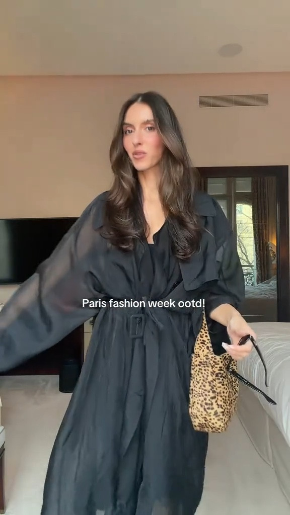 Paris fashion week outfit! My sheer trench is Frankie Shop but I linked similar options 

#LTKootd #LTKTravel