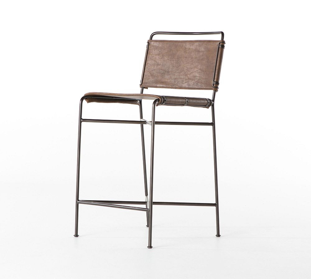 Perkins Upholstered Stool | Pottery Barn (US)