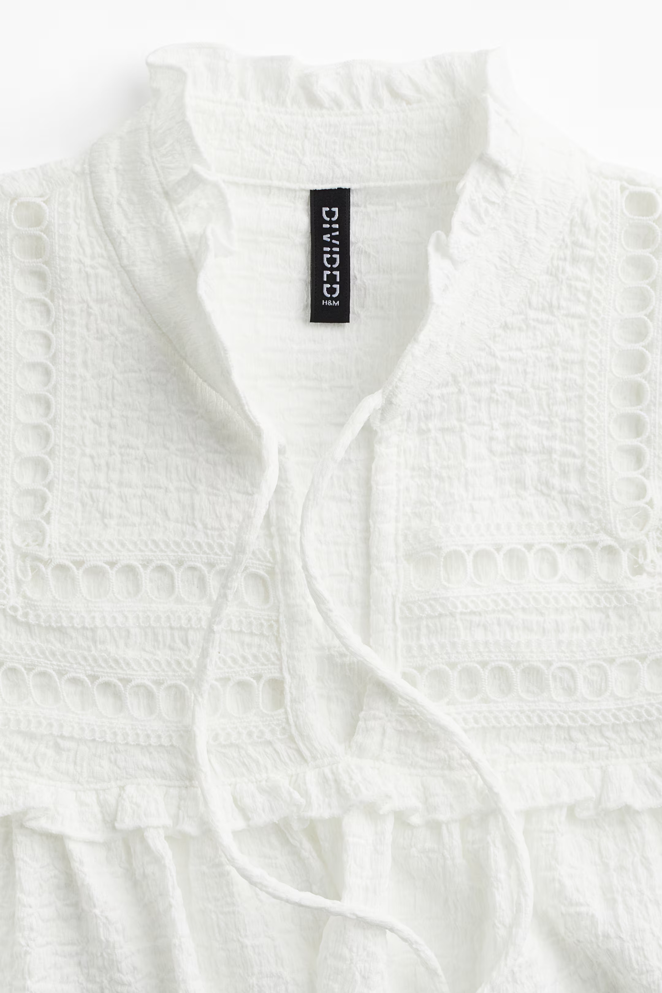 Oversized Ruffle-Trimmed Blouse | H&M (US + CA)