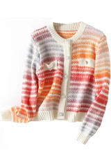 'Yana' Rainbow Button Down Cardigan | Goodnight Macaroon