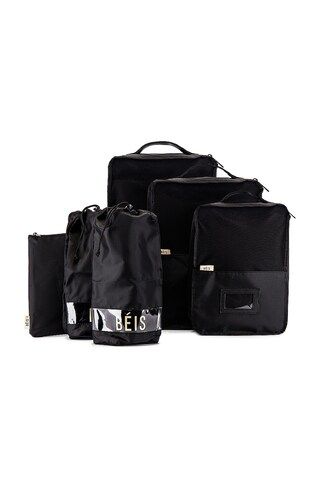 BEIS Packing Cube Set in Black from Revolve.com | Revolve Clothing (Global)