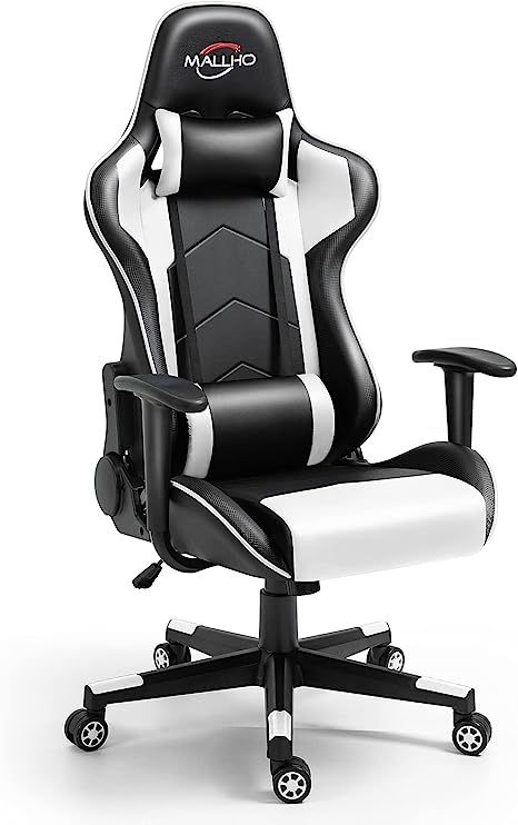 Polar Aurora Gaming Chair Racing Style High-Back PU Leather Office Chair Computer Desk Chair Exec... | Amazon (US)