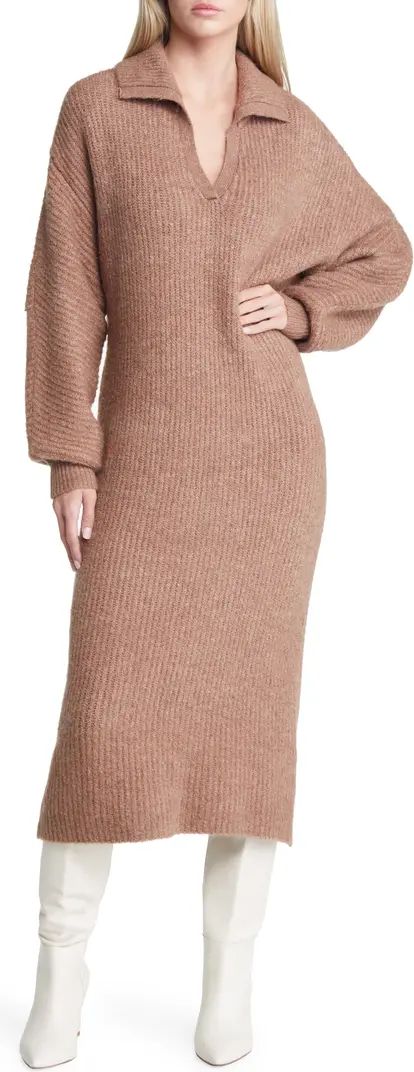 VERO MODA Filene Ribbed Long Sleeve Sweater Dress | Nordstrom | Nordstrom