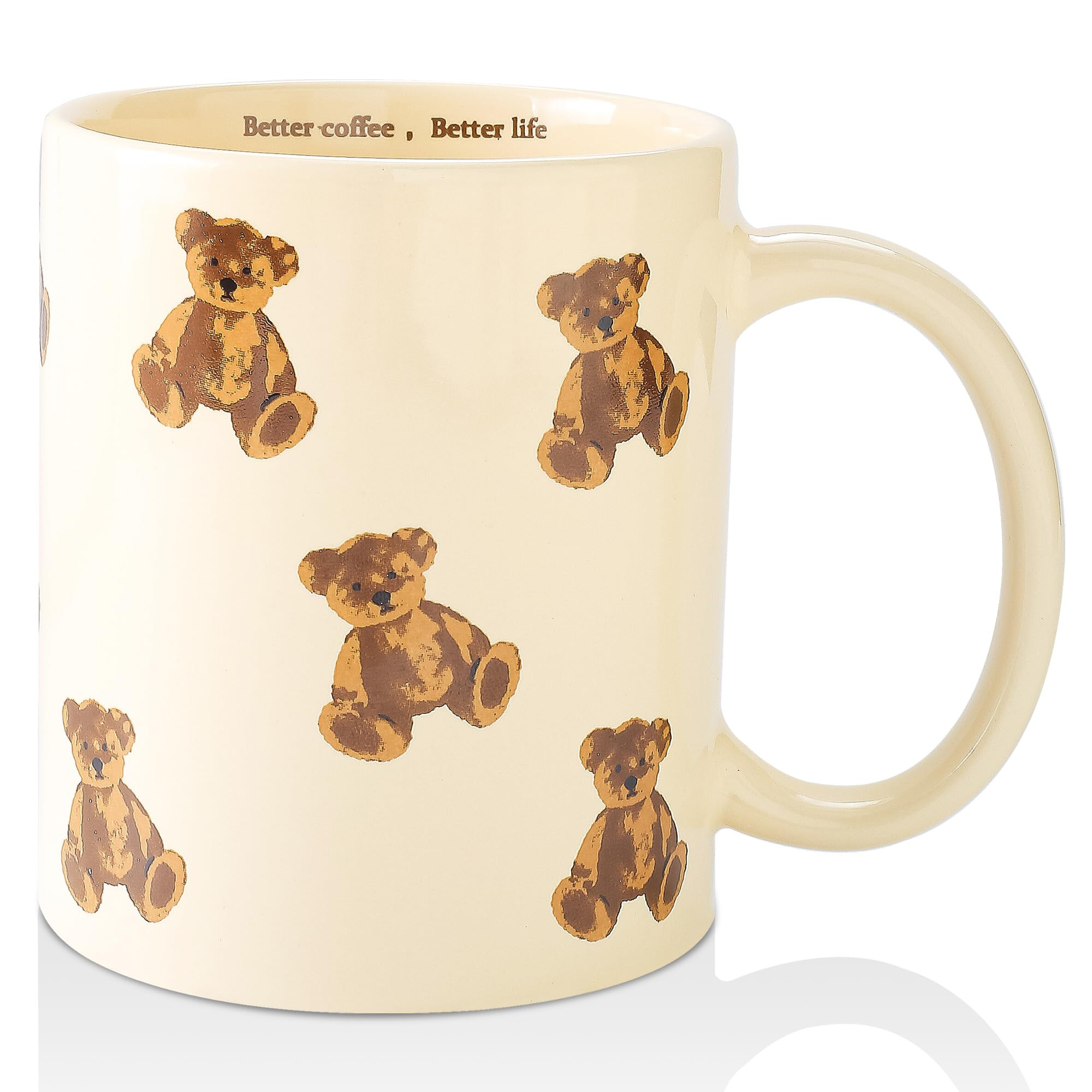 Cute Teddy Bear Coffee Mug- Cartoon Bear Cups-Adorable Gifts for Kids and Women-Ceramic Mug for H... | Amazon (US)