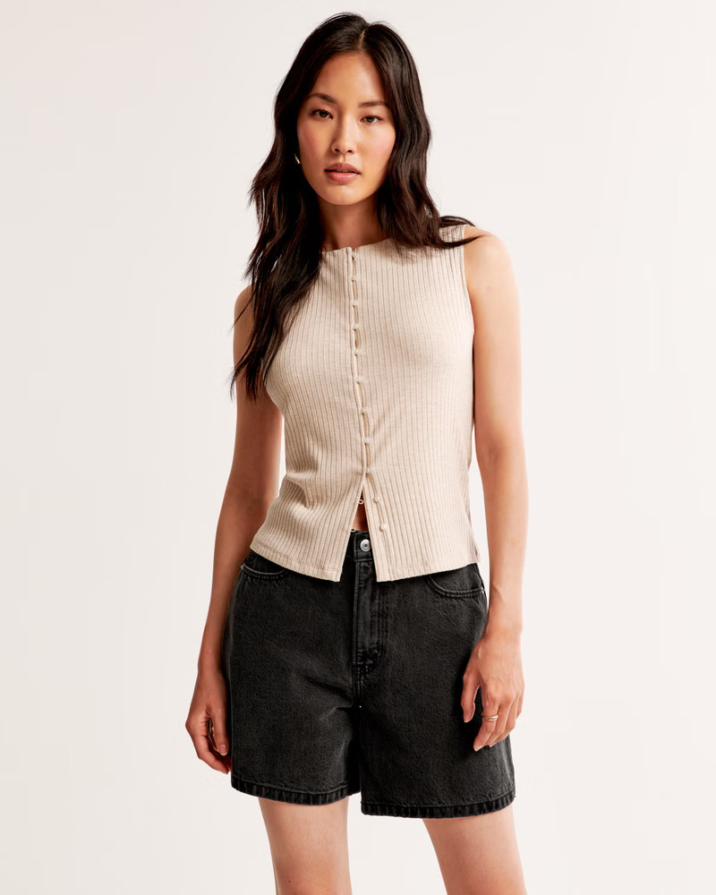 High Rise Loose Short | Abercrombie & Fitch (US)