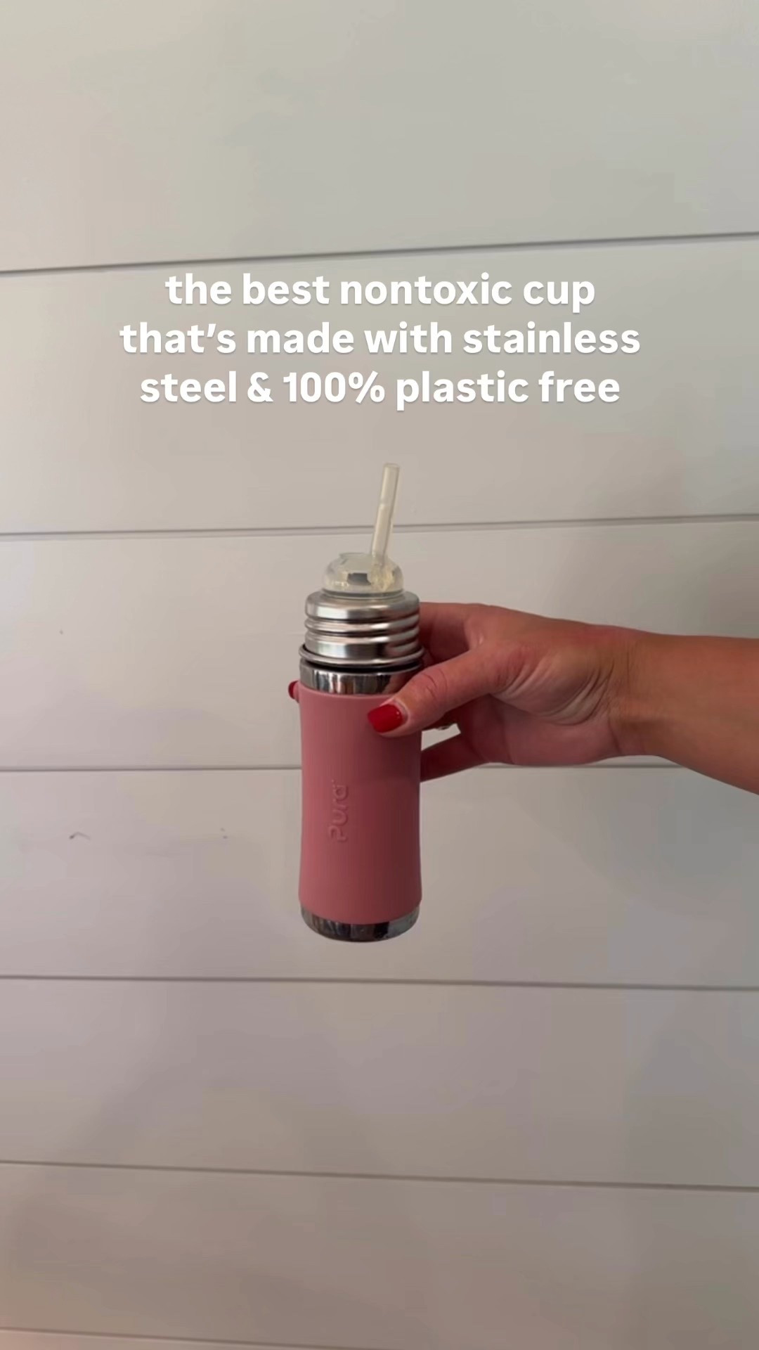 Say hello to the BEST water bottle for littles! 🙌🏼💧 I love this one because it’s made of stainless steel AND it’s 100% plastic-free — no harmful toxins, chemicals, or endocrine disruptors here 👏🏼

So many kid cups are made of plastic that can leach harmful substances into their drinks 😣 This one is MadeSafe Certified and truly clean! I love knowing Mary Grace is drinking from something safe + high quality every day. And the color? SO cute 🌸 there’s several colors to choose from🩵

✨ So look no further this is the perfect cup / bottle — perfect for babies, toddlers, and little kids! 

This 1 bottle can carry your baby through years of their life as this 1 bottle does it all🙌🏼 
The unique lid system is designed to adapt, and grow with your child, from baby to a little kid👶🏻👧🏻👦🏼 this bottle can be used for years with a simple swap of lids/spouts as your child grows! 

The same bottle is compatible with different lid styles - a nipple top to be used as a bottle for infants, a sippy cup spout, a straw top (what we use that’s pictured here), an open mouth sports top, and airtight storage lid! Talk about parenting made easy - one bottle to transform with your child as they grow 🎉

Comment CUP to get the link to this sent right to your messages 💌  
#MAKEAHEALTHYLIFE 
.
.
.
.
.
.
.
.
.
.
#healthykids #healthychildren #healthyfamilies #health #healthy #healthylife #healthyliving #healthylifestyle #healthychoices #healthyhabits #momhacks #newmom #crunchy #crunchymom #crunchymomma #crunchymoms #momhack #childrenshealth #kidshealth #babyhealth #healthybabies #familyhealth #healthyfamilies #nontoxic #nontoxiclifestyle #nontoxichome #nontoxicproducts #lowtox #lowtoxliving #lowtoxlife #nontoxicproducts 

#LTKFindsUnder50 #LTKKids #LTKBaby