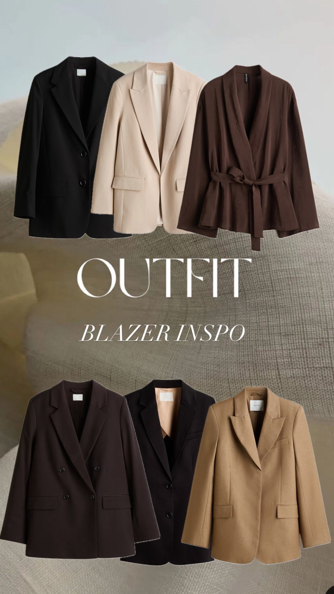 Blazer inspo - spring inspo 